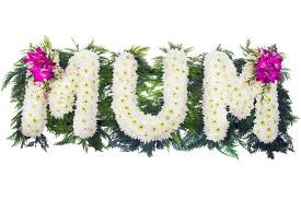 funeral mum letters flowers flower mother built members pre