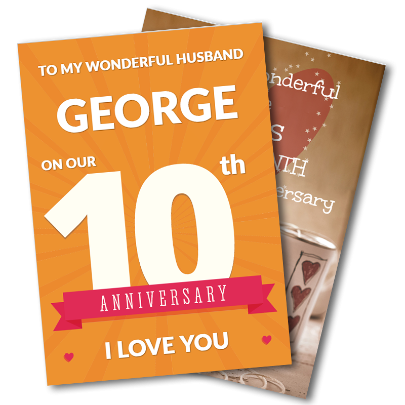 10th Wedding Anniversary - Tin
