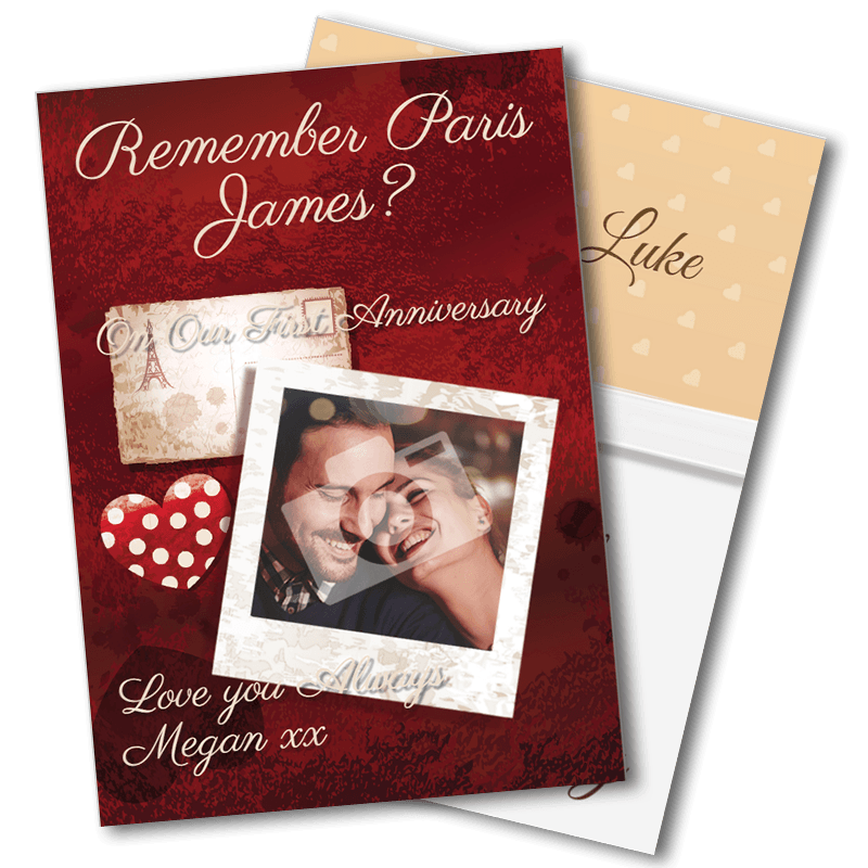1st Wedding Anniversary - Paper