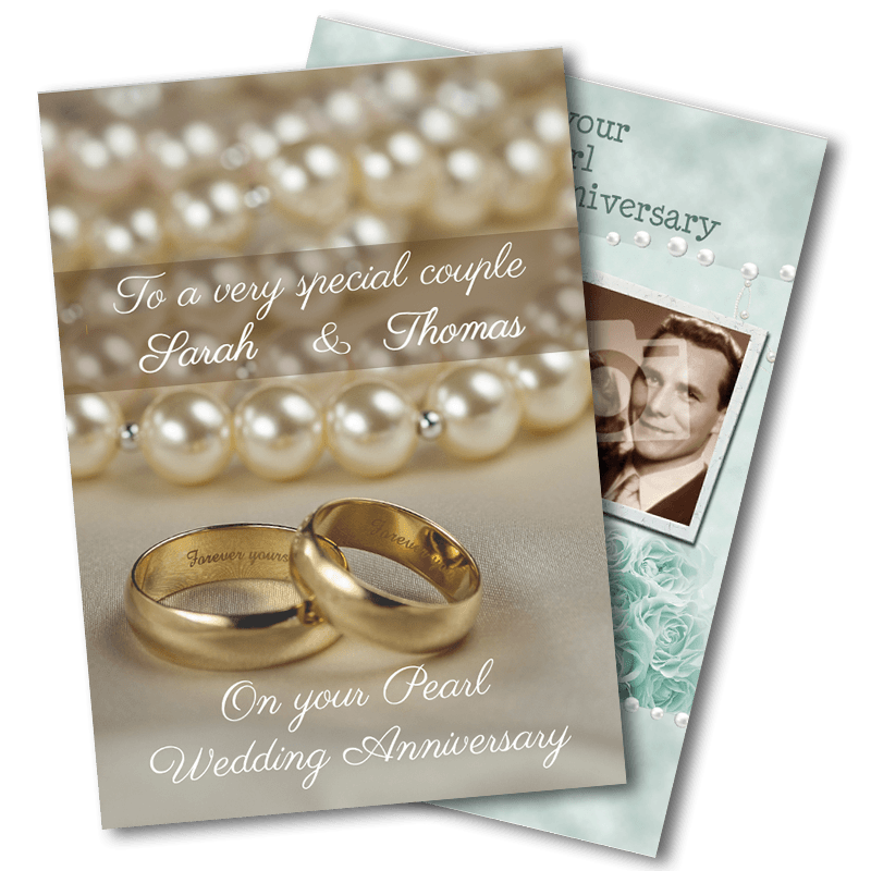 30th Wedding Anniversary - Pearl
