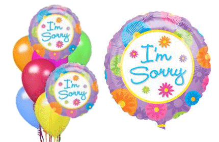I Am Sorry Balloons