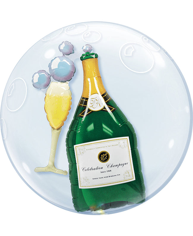 Champagne Bottle Bubble Balloon