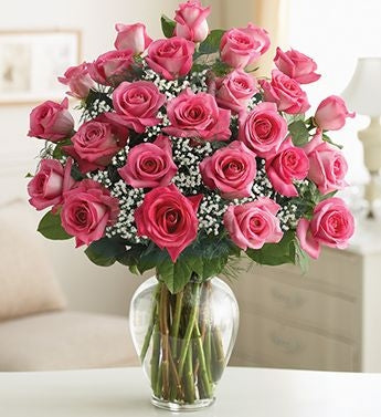 24 Pink Roses