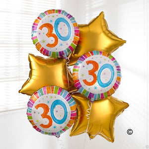 30th Special Birthday Balloon Bouquet