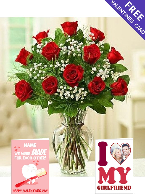 Dozen Deluxe Roses