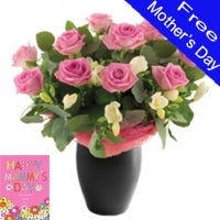 Dozen Pink Roses