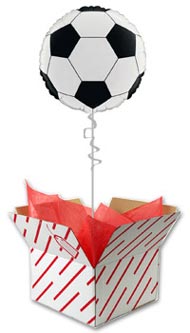 Football Helium Balloon in a Box