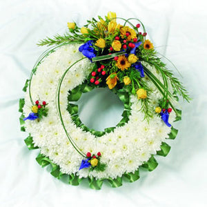 Based White Wreath