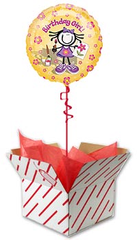 Planet Happy Girl - Order Balloon for Birthday