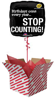 Stop Counting! Birthday Balloon