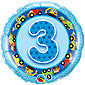 3rd Birthday Trucks and Diggers Balloon