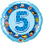5th Birthday Blue Pirates Balloon Gift