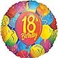 Painted Balloons - 18th Birthday