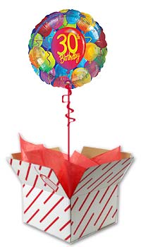 Painted Balloons - 30th Birthday