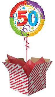 Perfection 50 Birthday Balloon