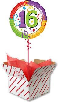 16th Perfection Birthday Balloon