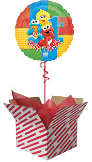 1st Birthday Sesame Street Balloon