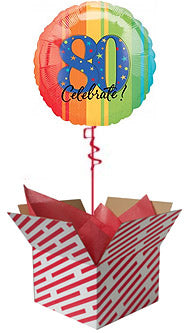 Celebrate 80th Birthday Balloon