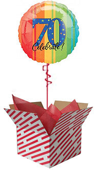 Celebrate 70th Birthday Balloon