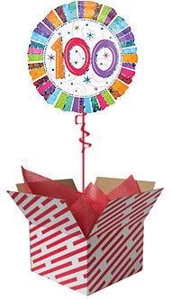 100th Radiant Birthday Balloon Gift
