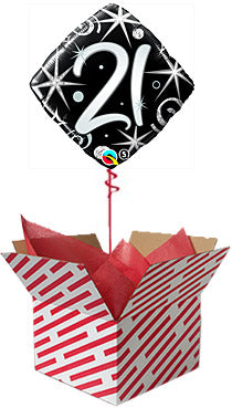 21 Elegant Sparkles Birthday Balloon