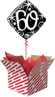 60 Elegant Sparkles Birthday Balloon