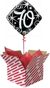 70 Elegant Sparkles Birthday Balloon