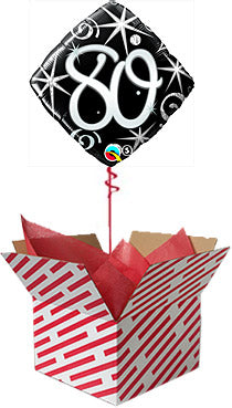 80 Elegant Sparkles Birthday Balloon