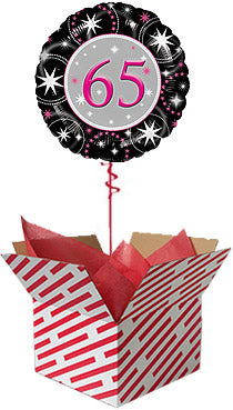 65th Birthday Sparkle Balloon