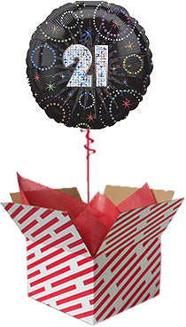 Time To Party 21st Birthday Balloon