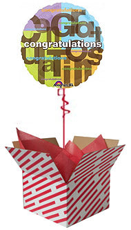 Colourful Congratulations Balloon