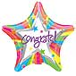 Rainbow Congratulations Helium Balloon
