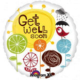 Get Well Soon Birdie Balloon