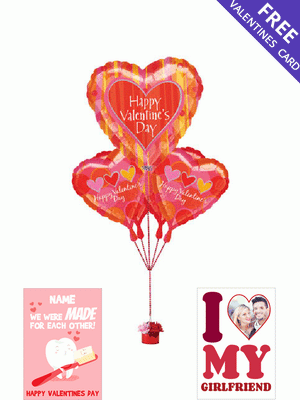 Big! Happy Valentine's Day Bouquet Balloons (5)