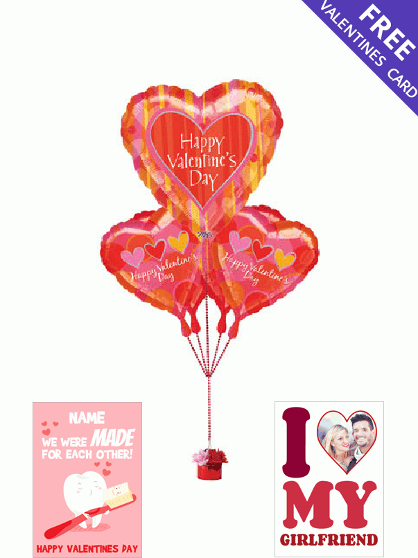 Big! Happy Valentine's Day Bouquet Balloons (5)