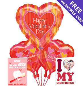 Big! Happy Valentine's Day Bouquet Balloons (5)