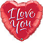 I Love You Script Modern Balloon