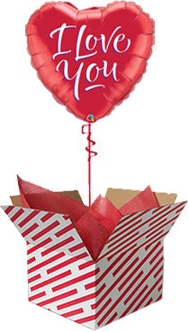 I Love You Script Modern Balloon