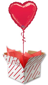Red Balloon Heart