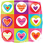 I Love You Hearts and Squares Balloon