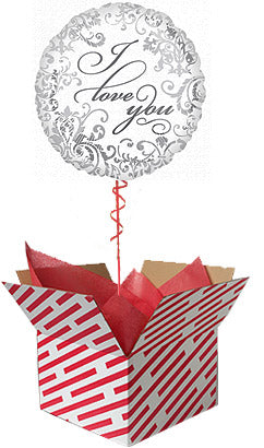 Elegant I love You Helium Balloon