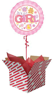 It's A Girl Balloon Gift