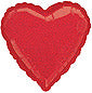Red Dazzler Heart Shaped Balloon
