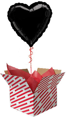 Black Heart Foil Balloon