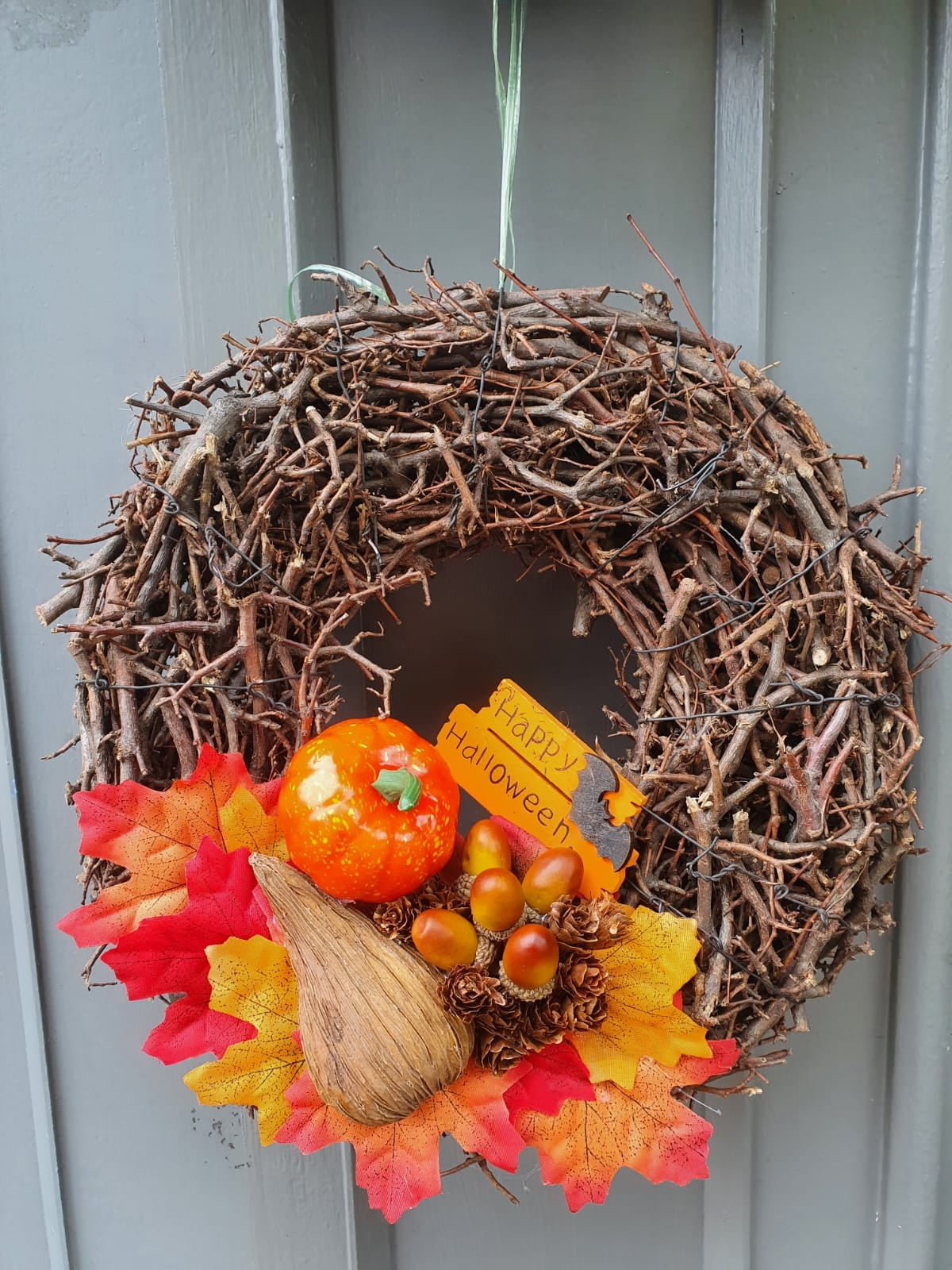 Bramble Style Halloween Wreath
