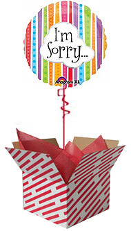 I'm Sorry Colourful Lines Balloon