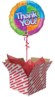 Thank You! Patterns Balloon Gift