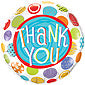 Thank You Patterned Dots Balloon