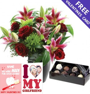 Valentines Cupid & Luxury Chocolates