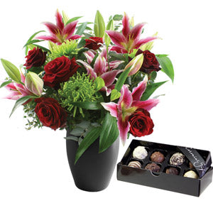 Valentines Cupid & Luxury Chocolates